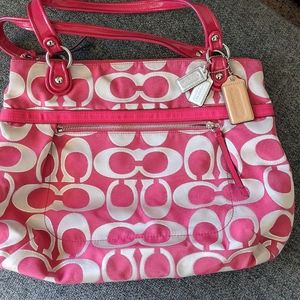 Pink Coach purse